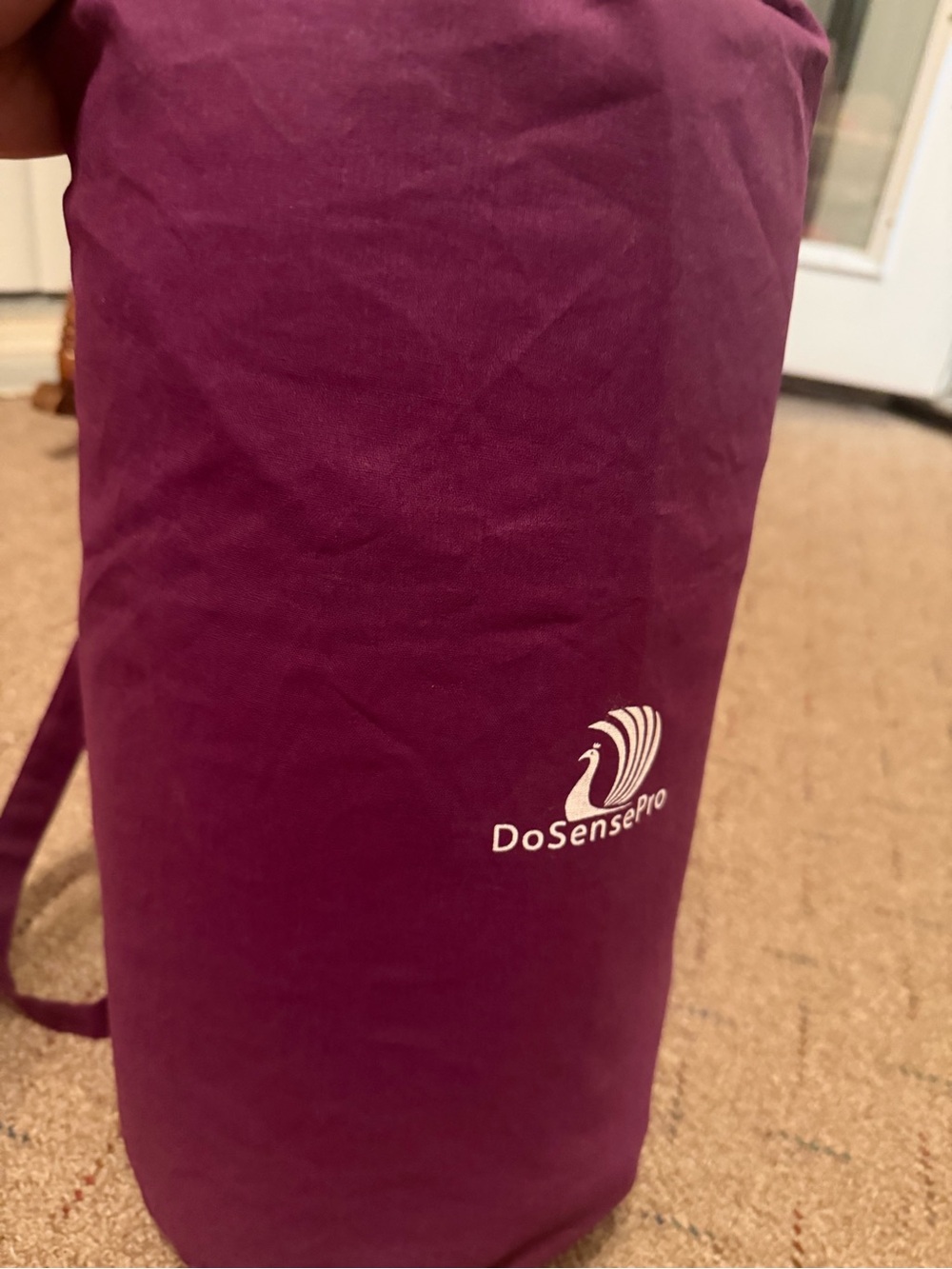 DosensePro Acupressure Mat & Pillow Set Purple with Carry Bag